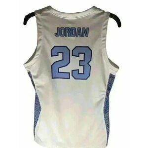 Youth Jordan Brand #23 Nike Dri-fit Jersey White